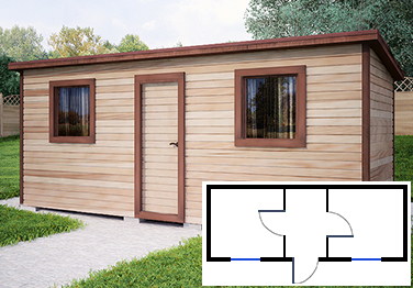 бытовка 7 метров шириной