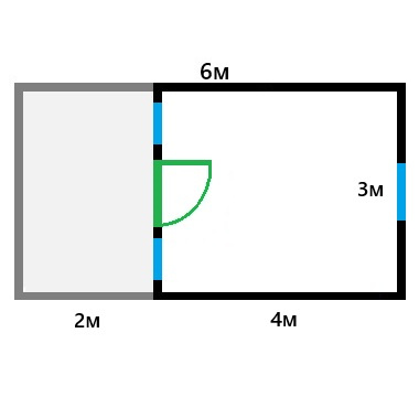 планировка бытовки с верандой 6 на 3 под одной крышей